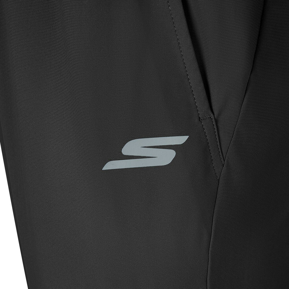 Skechers 男休閒長褲 黑