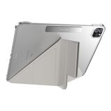 MAGEASY Facet 全方位支架透明背蓋保護套 iPad Pro 11吋 2022 M2 - 2018 & iPad Air 10.9吋 2022-20 星光灰