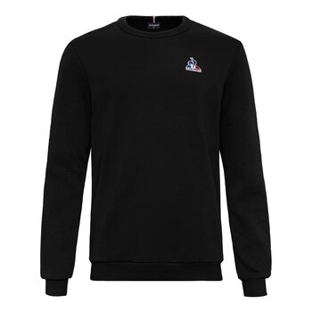 Le Coq Sportif 男圓領長袖上衣 黑 S