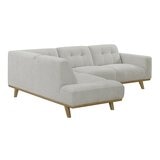 Aiden & Ivy 布面L型沙發