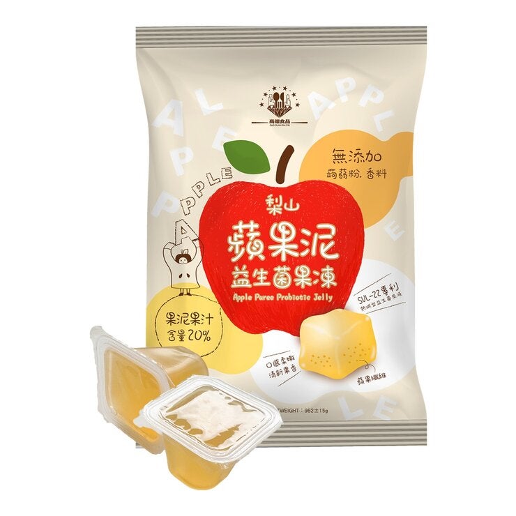 高端食品 蘋果泥益生菌果凍 962公克 X 3包 高端食品 蘋果泥益生菌果凍 962公克 X 3包