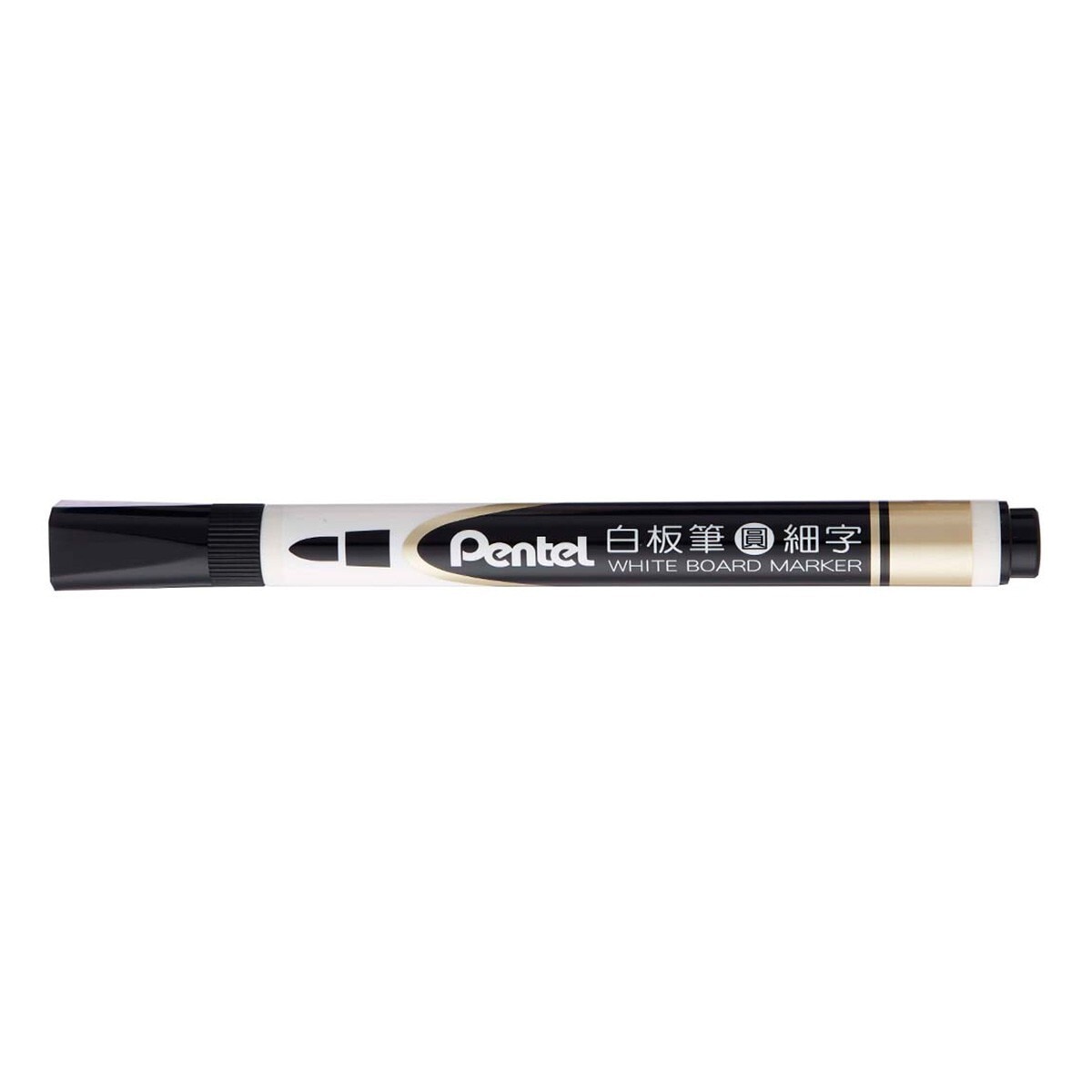 Pentel 圓頭白板筆 36支 黑色