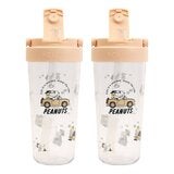 HOUSUXI 舒希 Peanuts Tritan 輕透舒吸杯 760毫升 X 2件組 HOUSUXI 舒希 Peanuts Tritan 輕透舒吸杯 760毫升 X 2件組