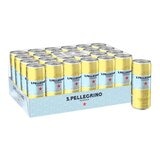 San Pellegrino 聖沛黎洛 零卡香氛氣泡飲 冰心凍檸風味 330毫升 X 24罐