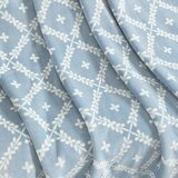 Casual Living 印花柔軟舒適毛毯 152公分 X 177公分 藍