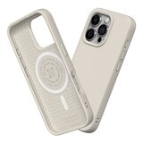 犀牛盾 iPhone 16 Pro Max SolidSuit MagSafe 兼容 經典防摔手機殼 + 9H 抗藍光鋼化玻璃保護貼 貝殼灰