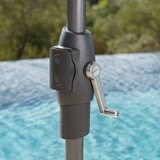 Sunvilla 10呎 LED 戶外遮陽傘 藍色