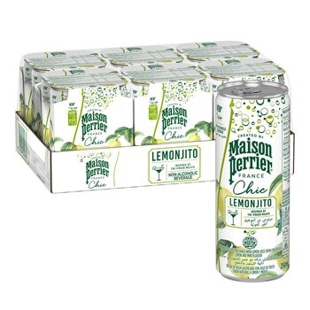 Maison Perrier 沛綠雅 Chic 氣泡雞尾酒風味飲 (檸檬莫西多) 250毫升 X 24入