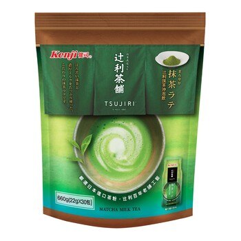 健司 辻利抹茶奶茶沖泡飲 22公克 X 30包 健司 辻利抹茶奶茶沖泡飲 22公克 X 30包