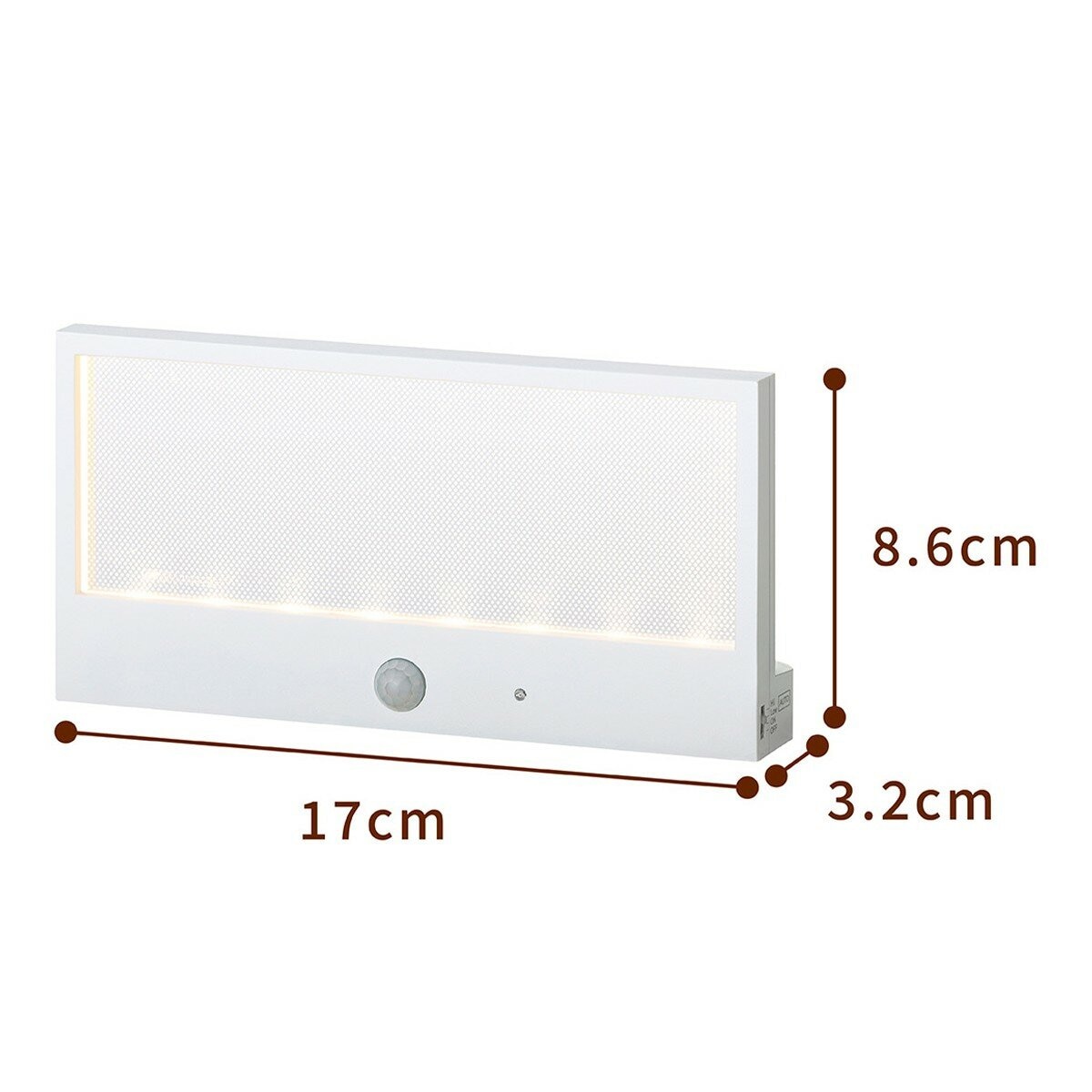 IRIS OHYAMA LED 造型感應燈兩入組 面板支架型 #BSL-SMSP