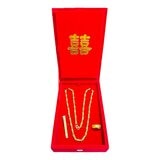24K黃金男士套組 火焰 1800厘