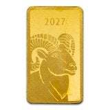 APMEX 羊年黃金條塊 999.9純金 1公克 APMEX 羊年黃金條塊 999.9純金 1公克