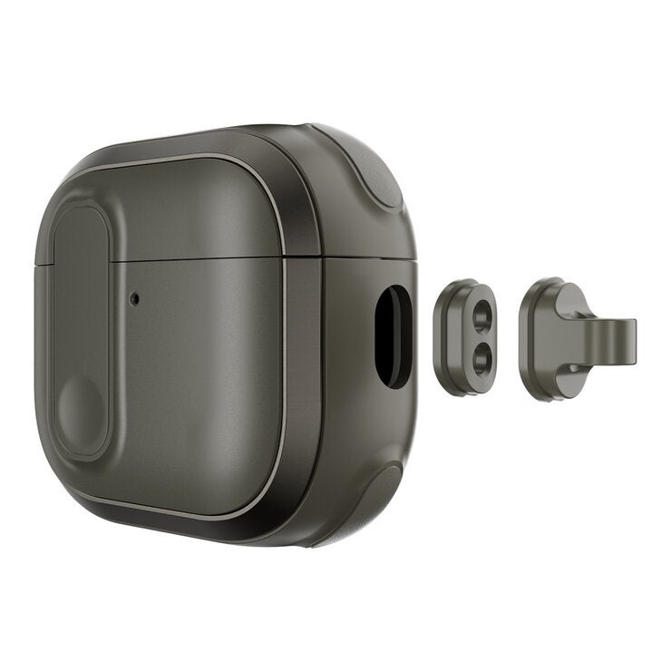 MAGEASY Odyssey 抗衝擊磁扣耳機殼 AirPods 4/5 金屬綠