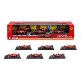Bburago 1:43 F1 賽車收藏模型車 6入組 Ferrari / 3歲以上