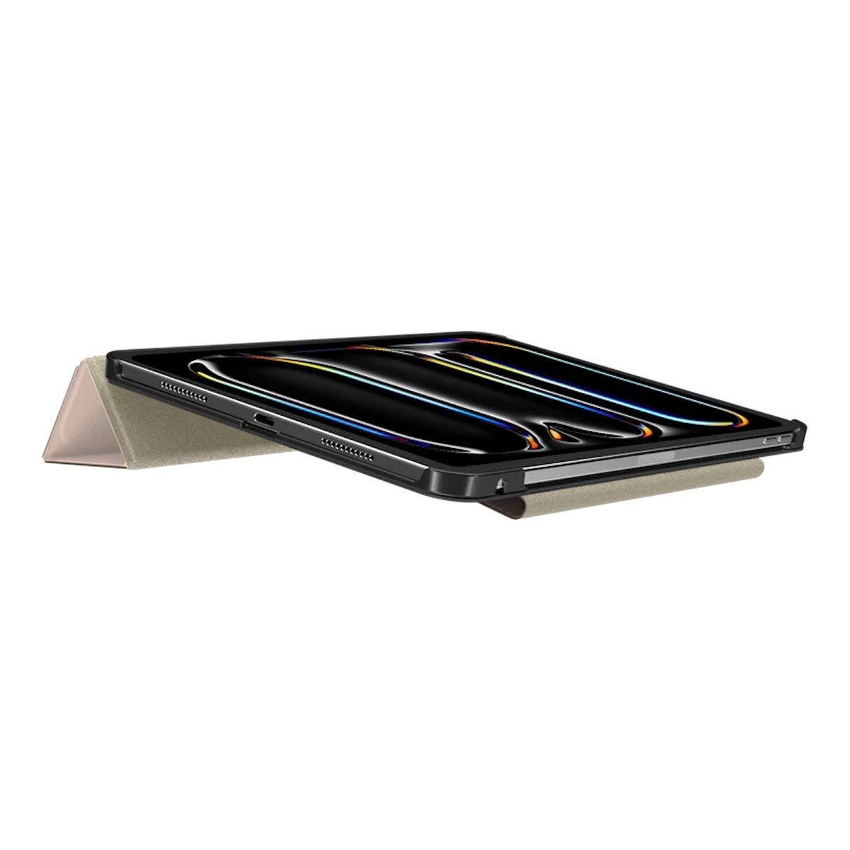 SwitchEasy Origami 全方位多角度支架保護套 iPad Pro 11吋 2024 M4 粉沙色