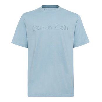 Calvin Klein 男短袖純棉上衣 藍 M