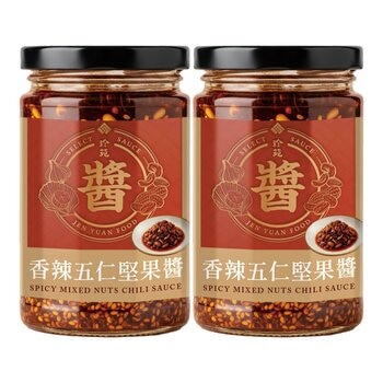 珍苑 香辣五仁堅果醬 250公克 X 2罐