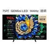 TCL 75吋 A400M 高階QD-Mini LED量子智能連網液晶顯示器 不含視訊盒 75A400M TCL 75吋 A400M 高階QD-Mini LED量子智能連網液晶顯示器 不含視訊盒 75A400M