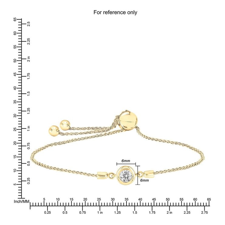 0.23克拉 圓形鑽石手鍊 VS2/I