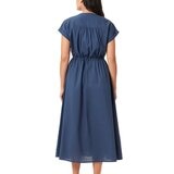 Scotch & Soda 女無袖連身洋裝 藍