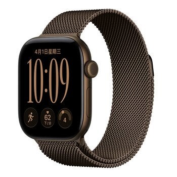 Apple Watch Series 12 (GPS + 行動網路) 42公釐 深古銅色鋁金屬錶殼 深古銅色米蘭式錶環 Apple Watch Series 12 (GPS + 行動網路) 42公釐 深古銅色鋁金屬錶殼 深古銅色米蘭式錶環