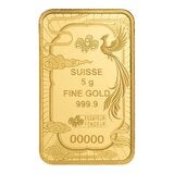 PAMP 幸運鳳凰 黃金條塊 999.9純金 5公克 PAMP 幸運鳳凰 黃金條塊 999.9純金 5公克