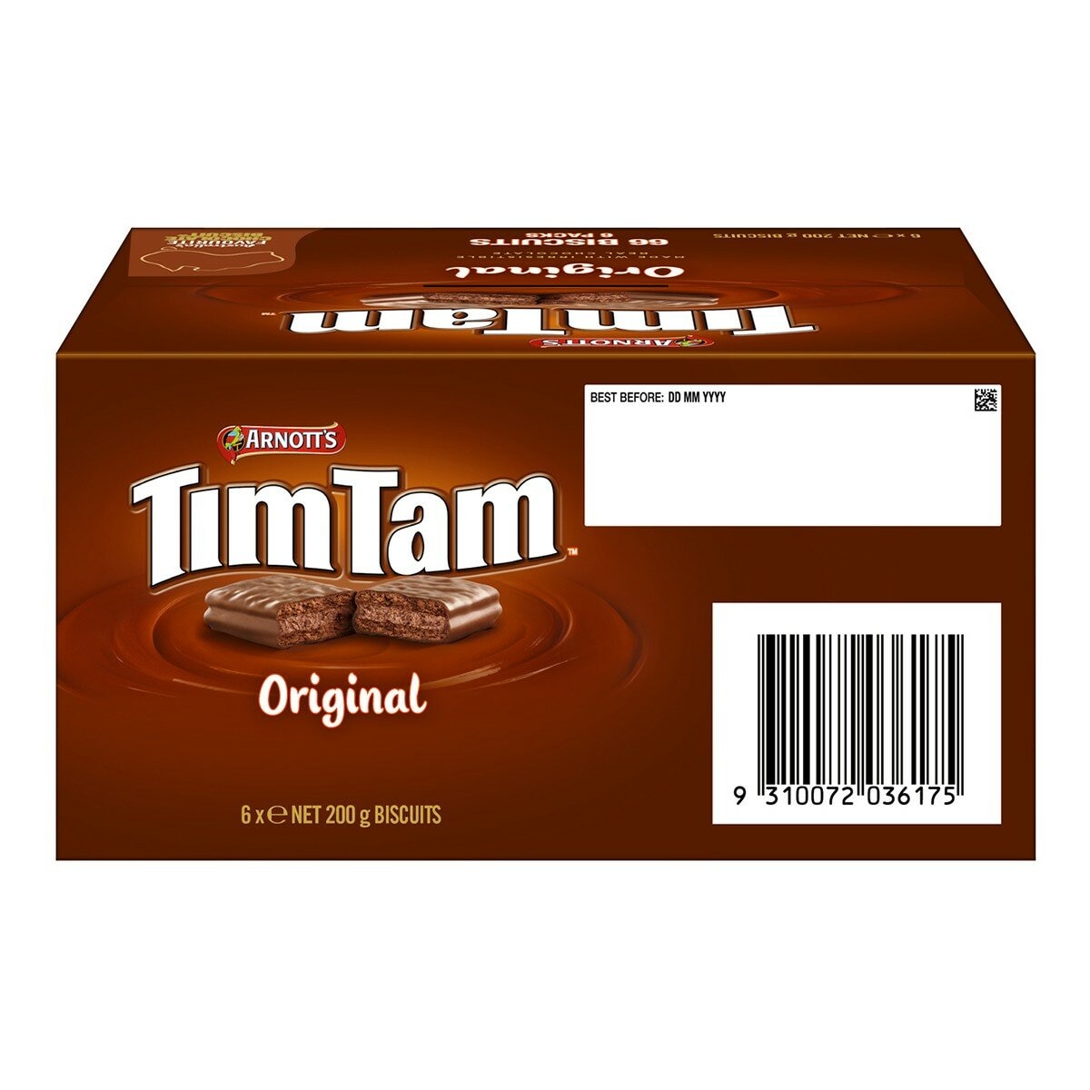 Arnott's Tim Tam Chocolate Biscuits 200 g X 6-Pack Arnott's Tim Tam Chocolate Biscuits 200 g X 6-Pack