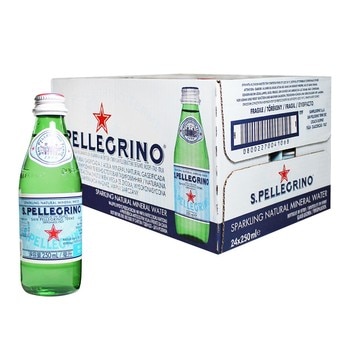 San Pellegrino 聖沛黎洛 天然氣泡水 250毫升 X 24瓶 San Pellegrino 聖沛黎洛 天然氣泡水 250毫升 X 24瓶