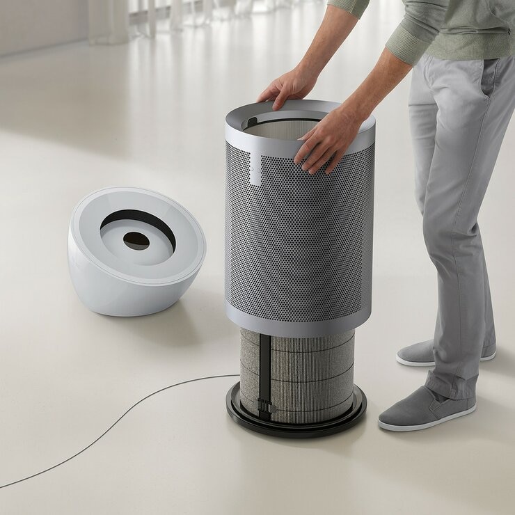 戴森 強效極靜抗敏空氣清淨機 BP02 + HEPA濾網 X 1入 + 活性碳濾網 X 2入