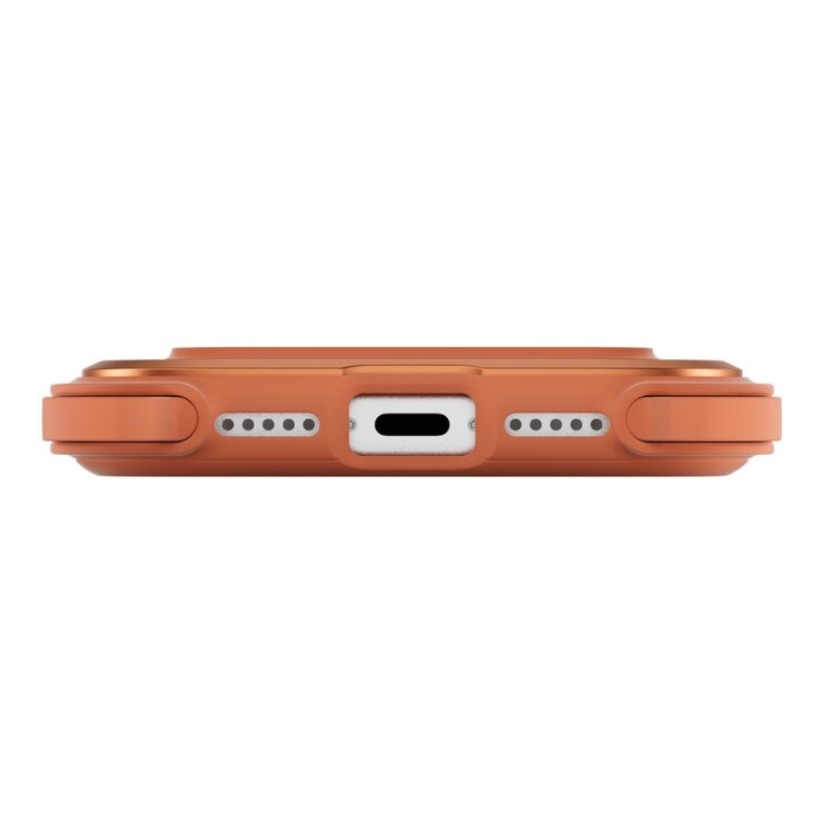 MAGEASY Odyssey Strap M 超軍規防摔掛繩手機殼 iPhone 17 Pro(珊瑚/魅力橘) + 鏡頭保護貼Lenz 鈦合金(午夜鈦) + Vetro 9H 鋼化玻璃保護膜