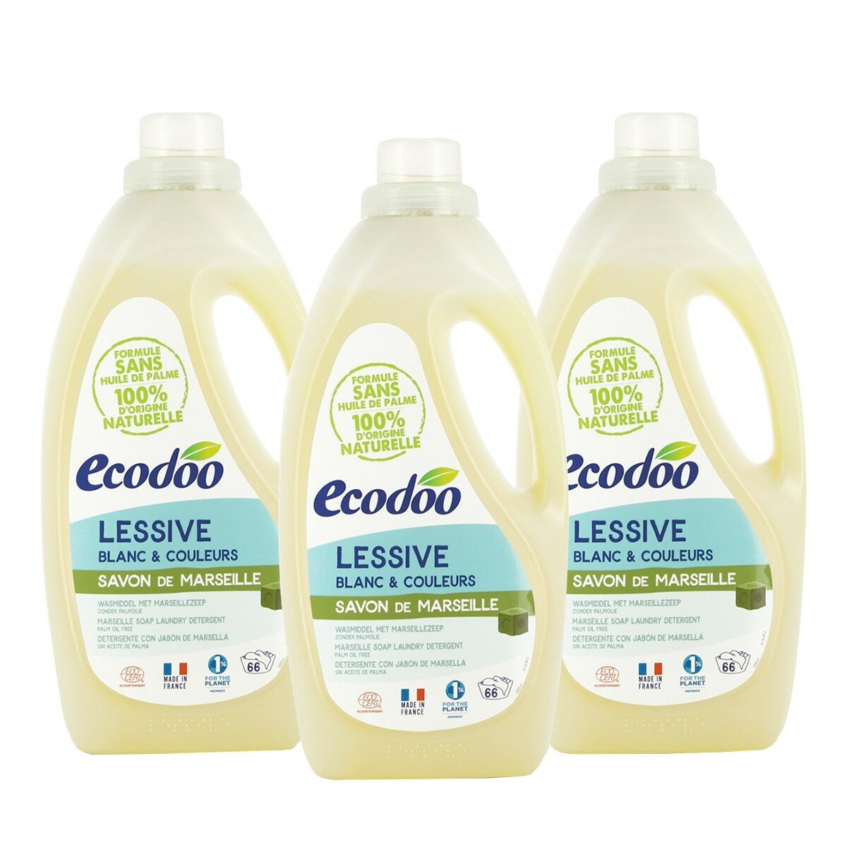 易可多 低泡沫馬賽皂環保洗衣精 2公升 X 3入 易可多 低泡沫馬賽皂環保洗衣精 2公升 X 3入