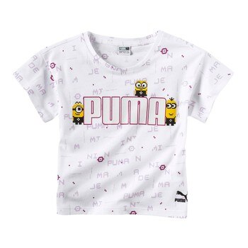 Puma Minions 女童短袖T恤 Puma Minions 女童短袖T恤