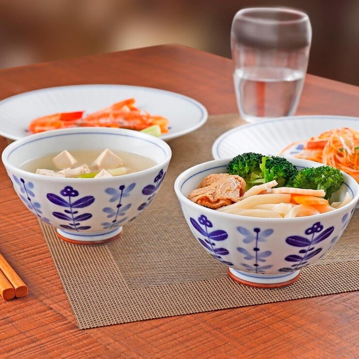 日本製美濃燒 Kodachi 木立飯碗 X 5件組