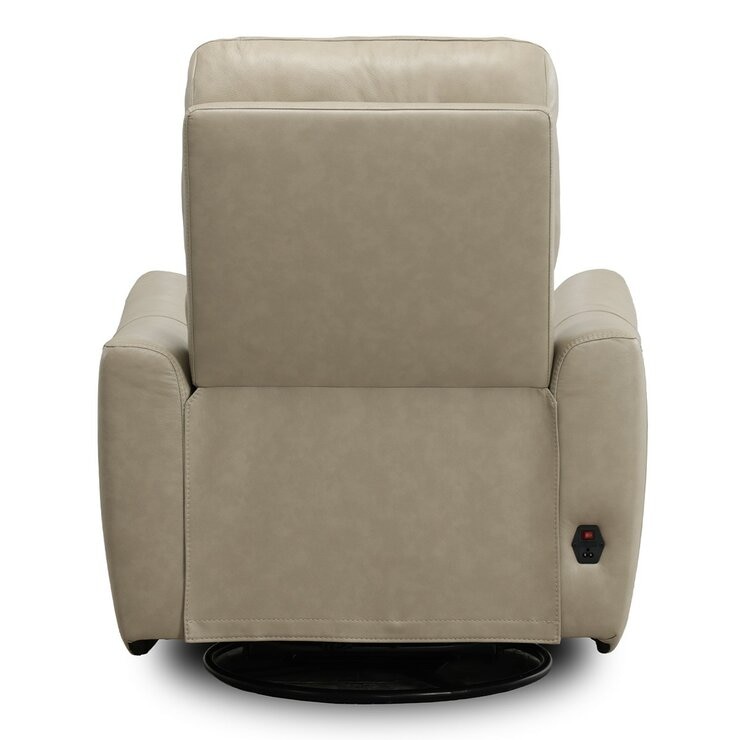 Simon Li 牛皮電動旋轉可搖式躺椅