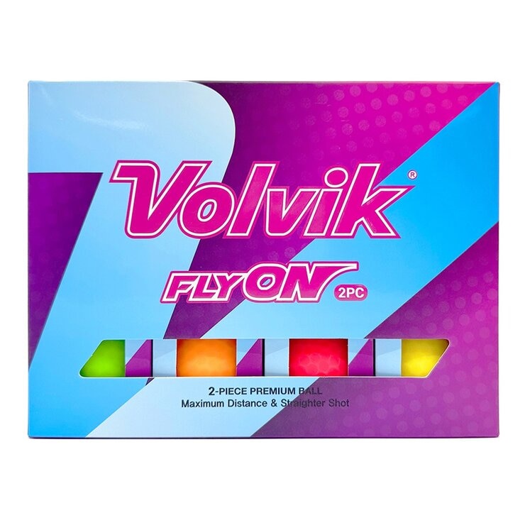 Volvik Fly On 高爾夫二層球 24入