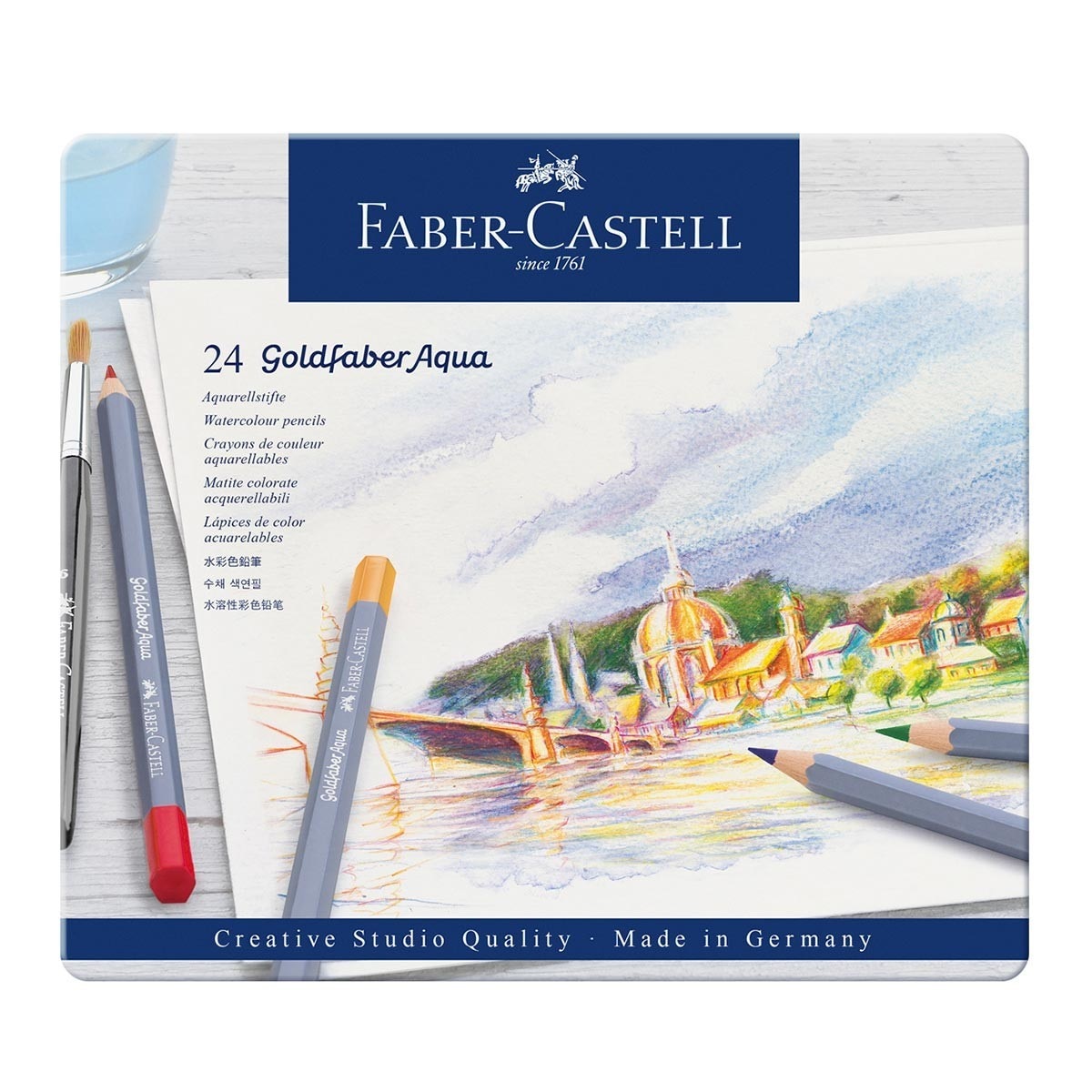 Faber-Castell 輝柏 Goldfaber 水性色鉛筆 24色