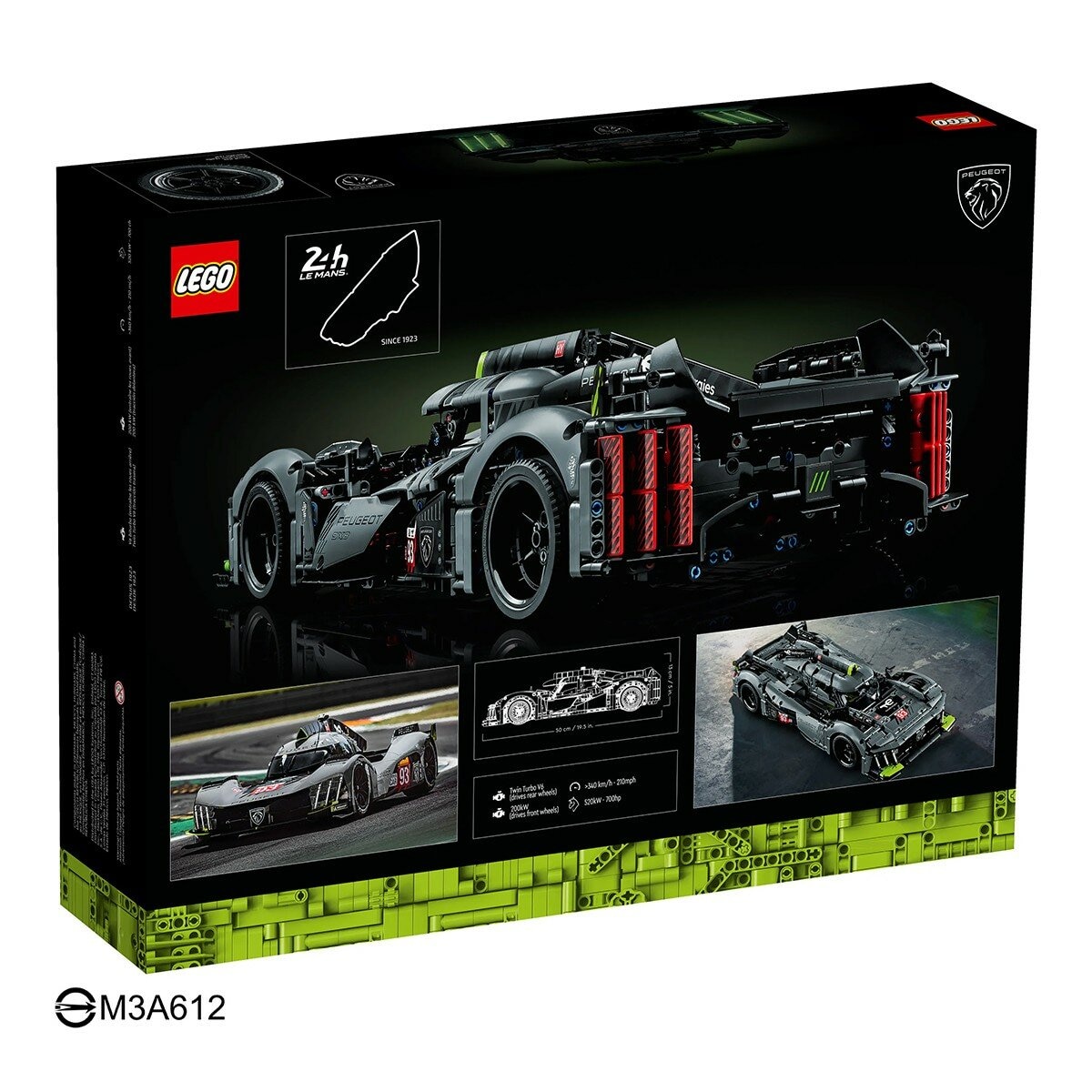 LEGO 科技系列 PEUGEOT 9X8 24H 跑車模型 42156 / 18歲以上