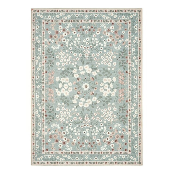 Wyatt & Ash 印花可水洗地毯 160公分 X 226公分