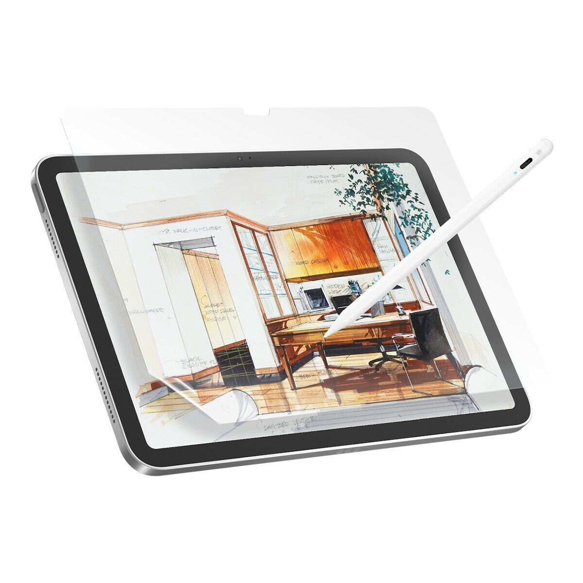 MAGEASY EasyPaper 類紙膜繪圖款保護貼 適用於 2022 iPad 10 & 2025 iPad A16