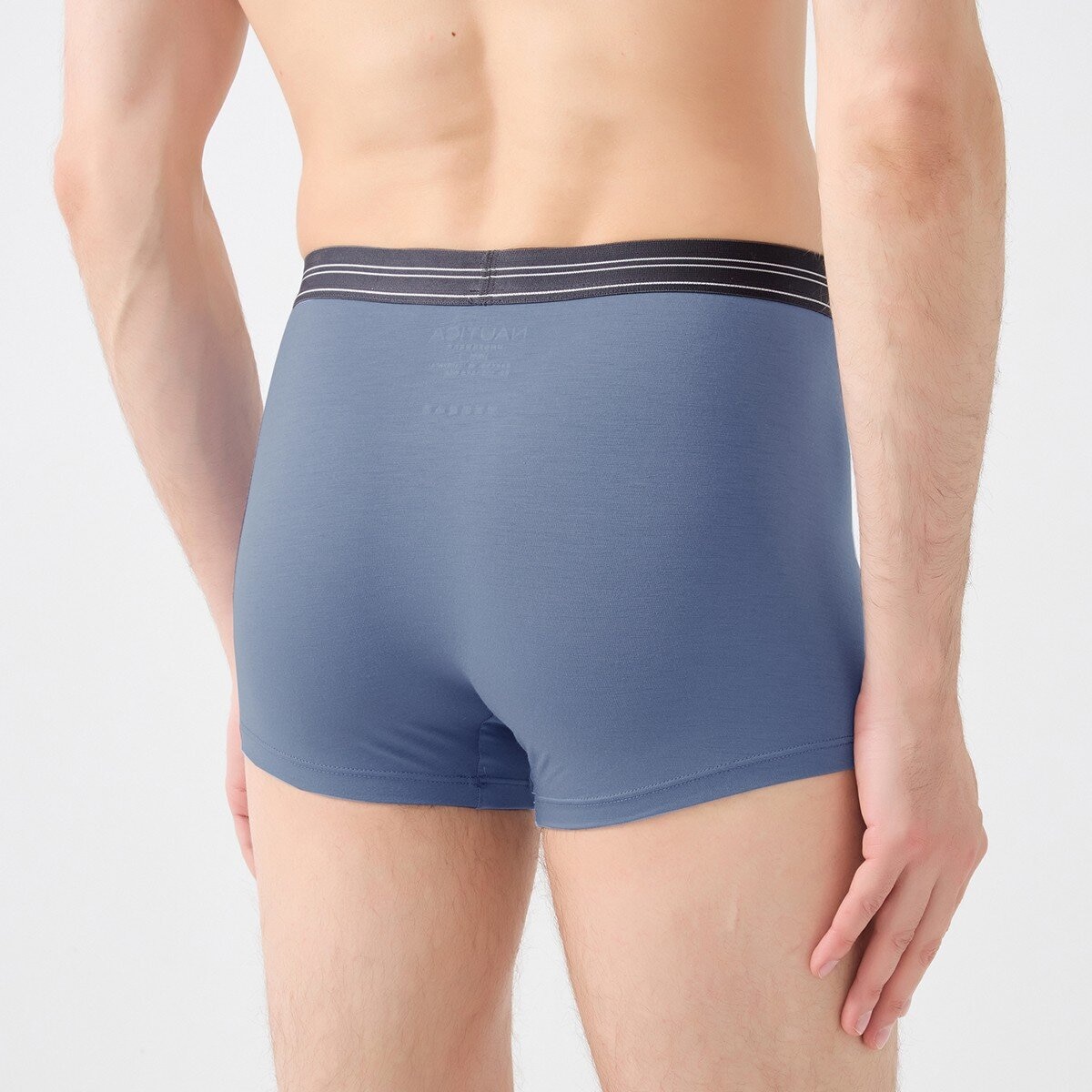 Nautica 男莫代爾平口褲四入組 S