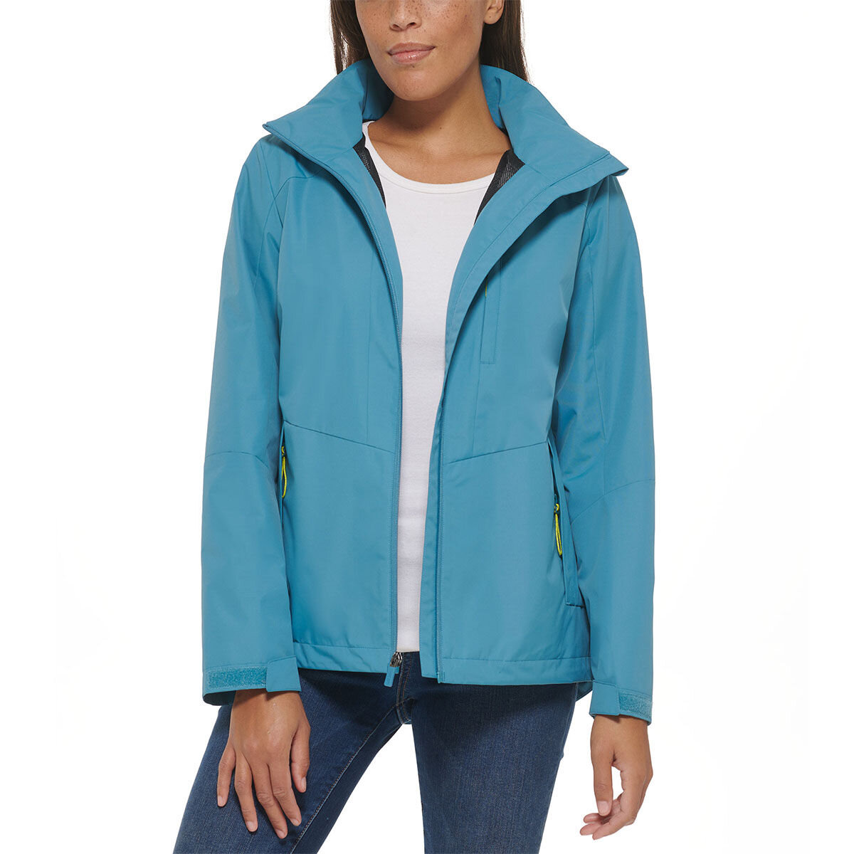 GH Bass 女連帽防風外套 藍 Costco 好市多