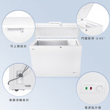 TCL 200公升臥式定頻冷凍櫃 F200CFW
