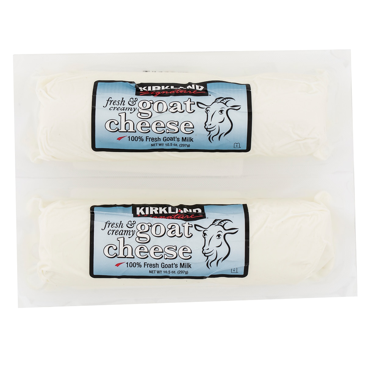 KIRKLAND SIGNATURE科克蘭羊乳乾酪297公克2入GOAT CHEESE 297GX2CT