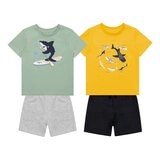 Pekkle 幼兒服飾四件套組 鯊魚
