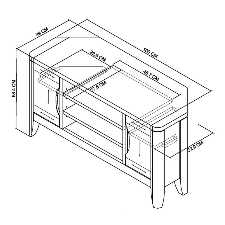 Bentley Designs 電視櫃 100公分