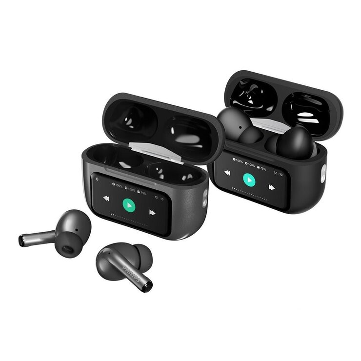 飛利浦 觸控螢幕真無線藍芽耳機 TAT2630 - 黑/銀