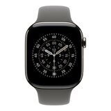 Apple Watch Series 11 GPS + 行動網路 42公釐 原色鈦金屬錶殼 附灰石色運動型錶帶 M/L