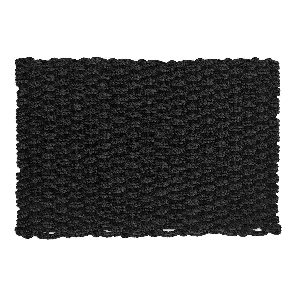 Korhani Studio 編織質感地墊 60公分 X 90公分 X 1.8公分 黑
