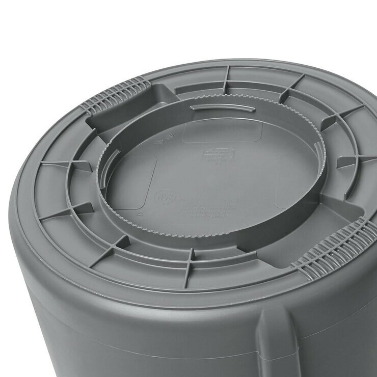 Rubbermaid Commercial Products BRUTE 加侖桶含蓋 32 加侖 灰色