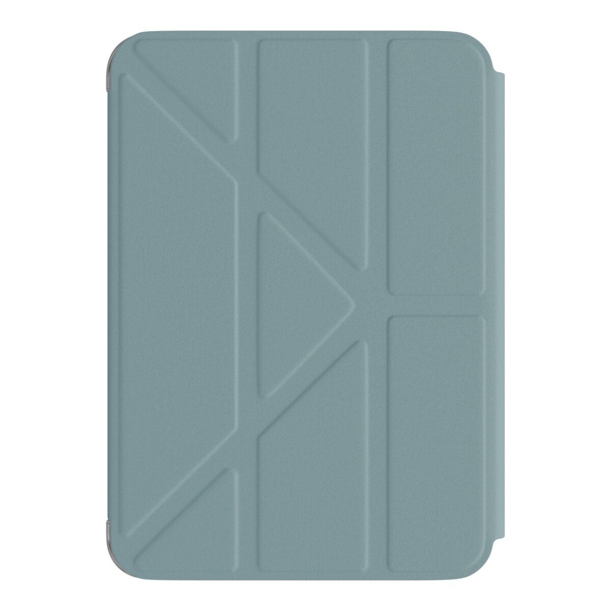 MAGEASY Facet 全方位支架透明背蓋保護套 iPad mini 7 2024 / A17 Pro / iPad mini 6 2021 寧靜藍